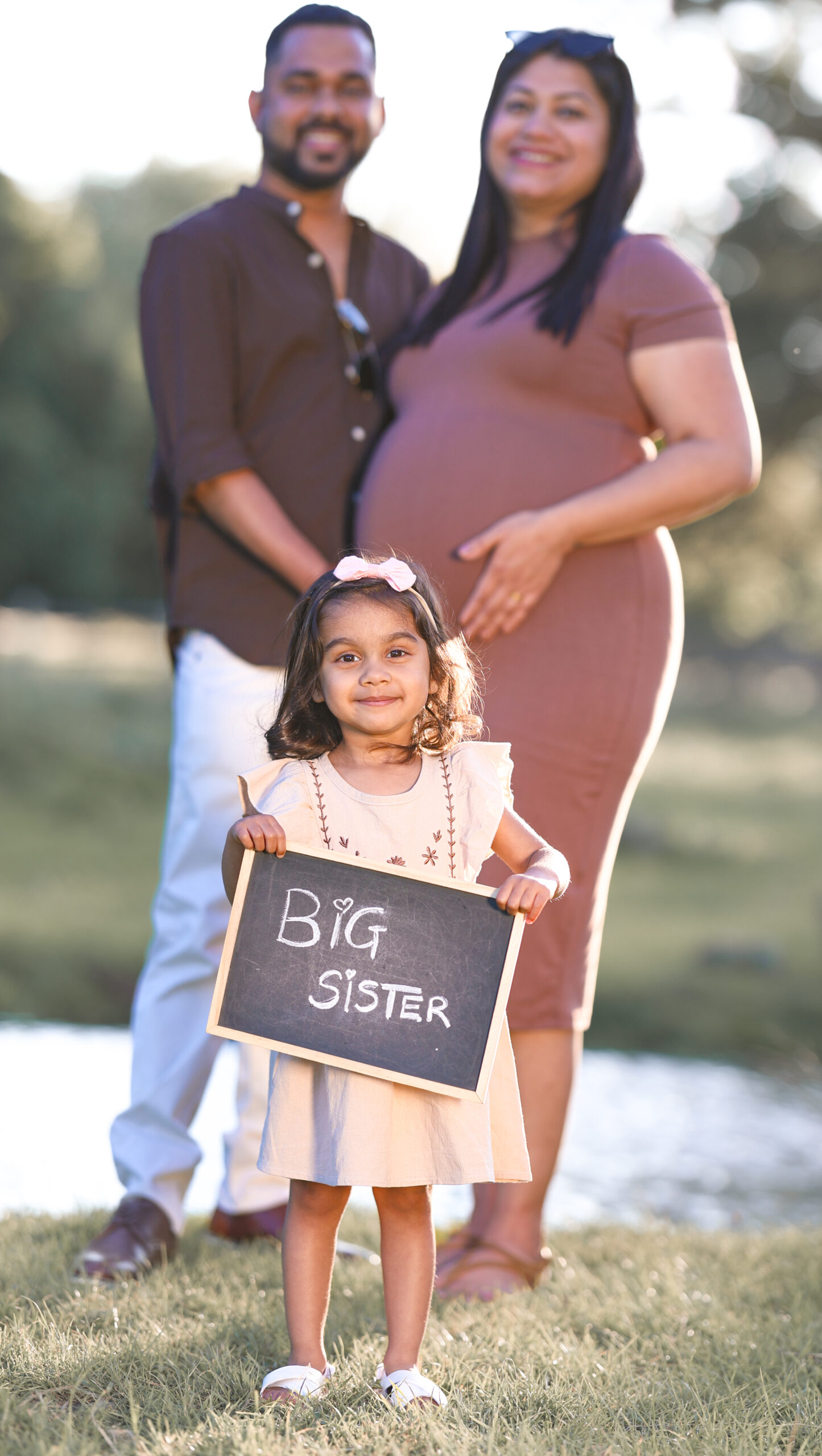 Family photography session at home